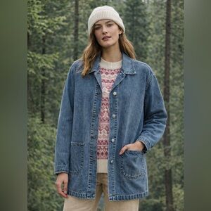 Denim Chore Coat By French Dressing